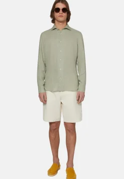 Regular Fit Linen Shirt in |Boggi Milano Online