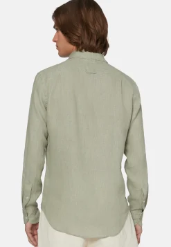 Regular Fit Linen Shirt in |Boggi Milano Online