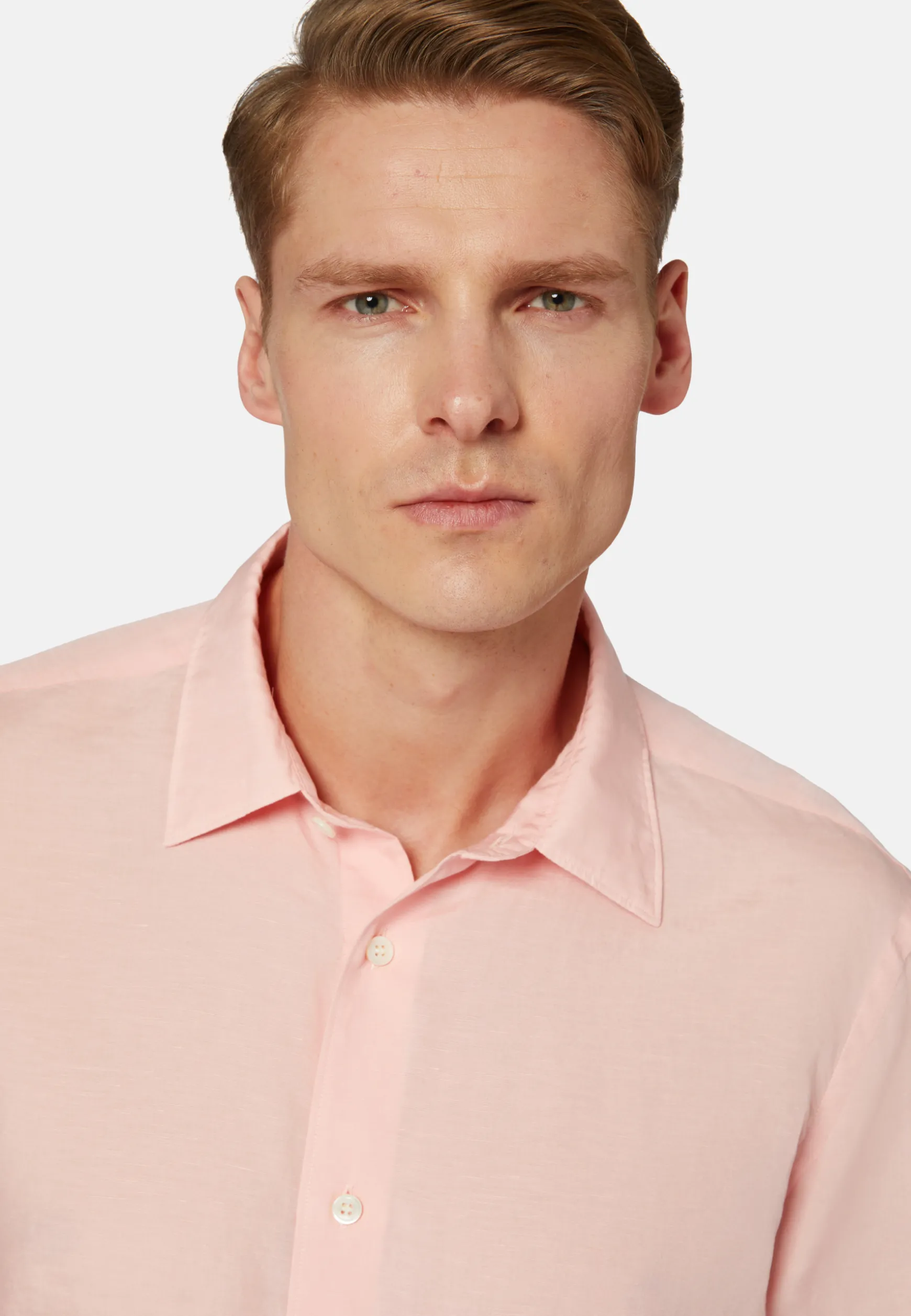 Regular Fit Tencel Linen Shirt|Boggi Milano Flash Sale
