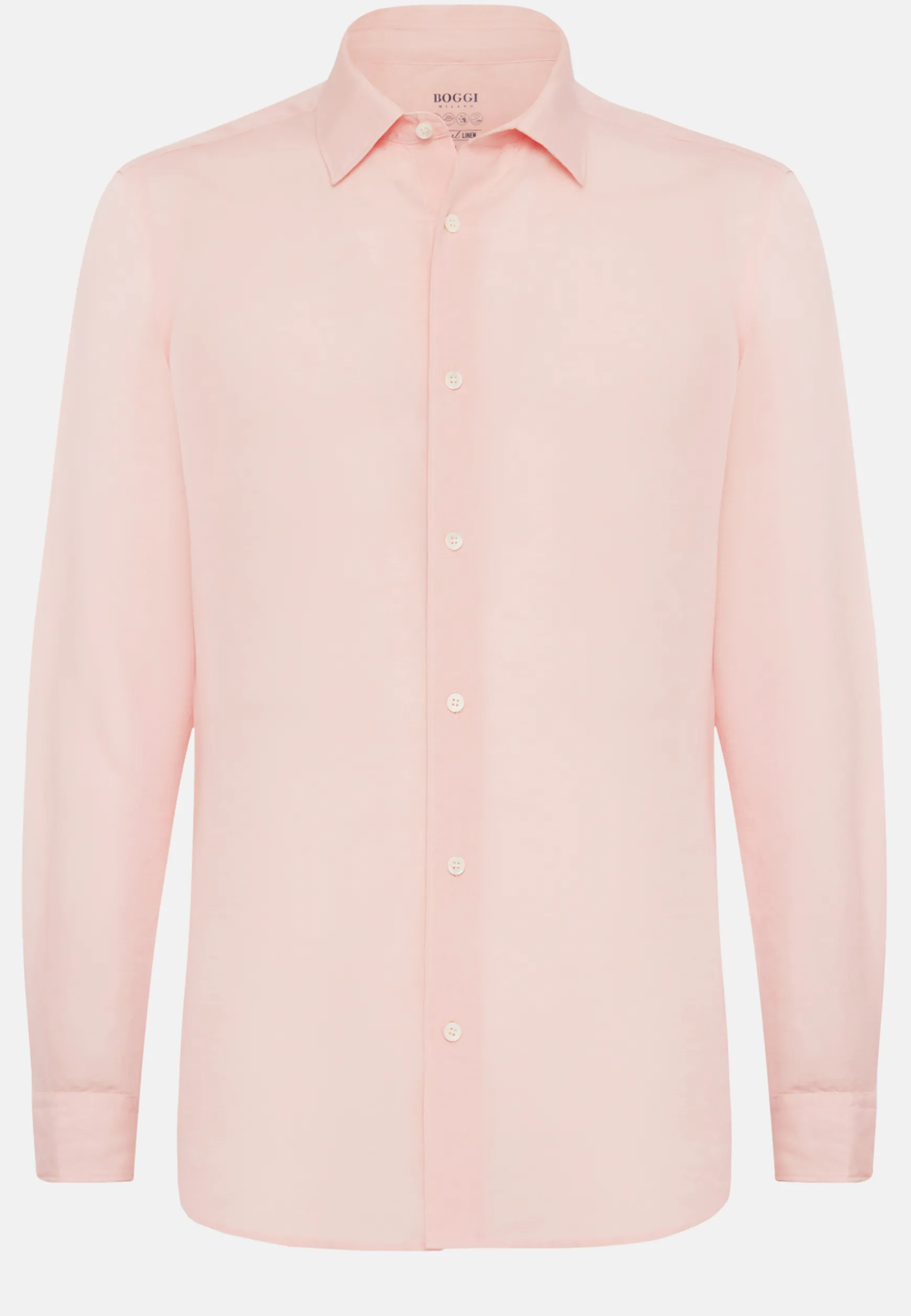 Regular Fit Tencel Linen Shirt|Boggi Milano Flash Sale