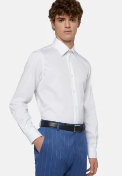 Regular Fit Shirt In Cotton Twill|Boggi Milano Best
