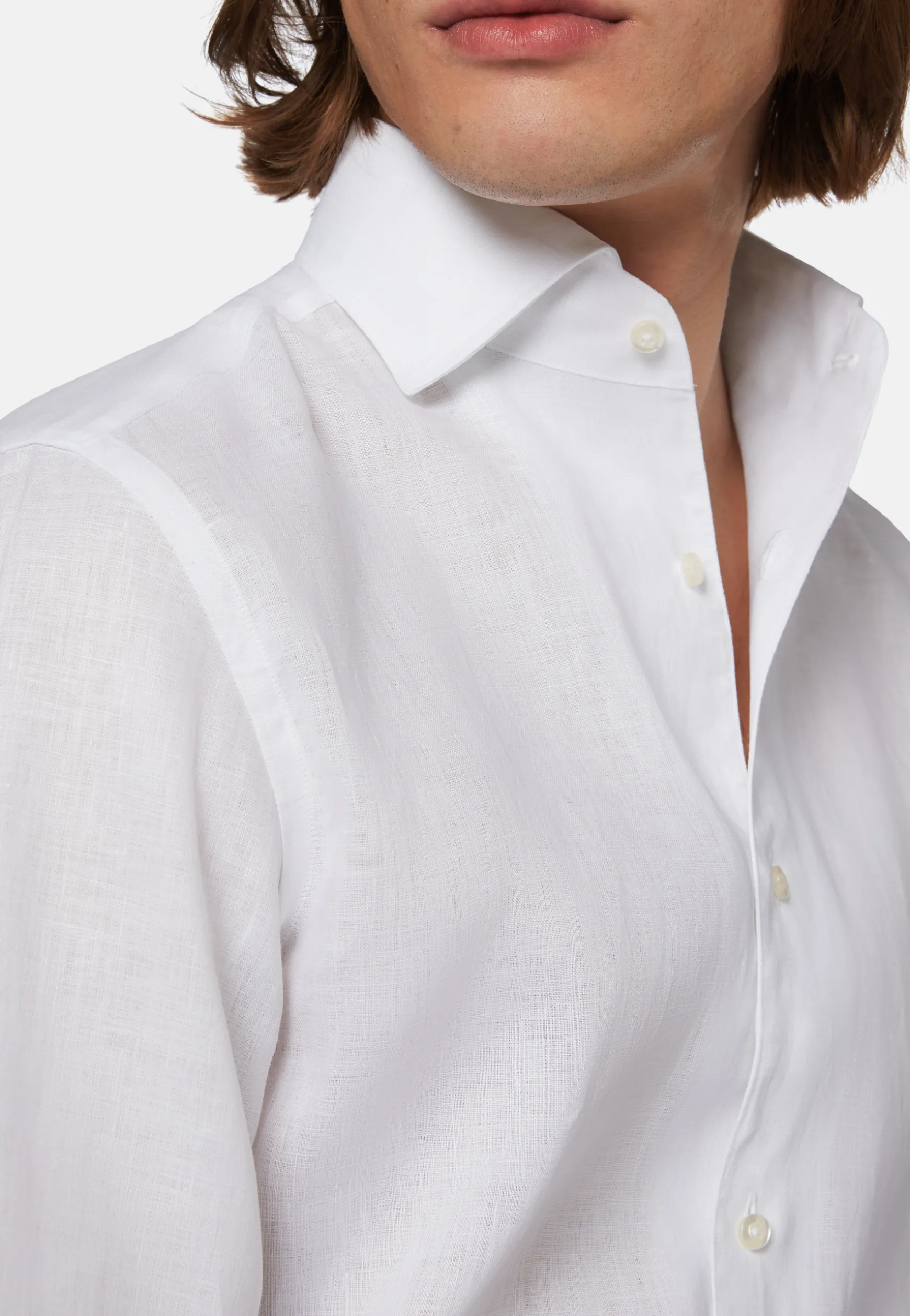 Regular Fit Linen Shirt|Boggi Milano Shop