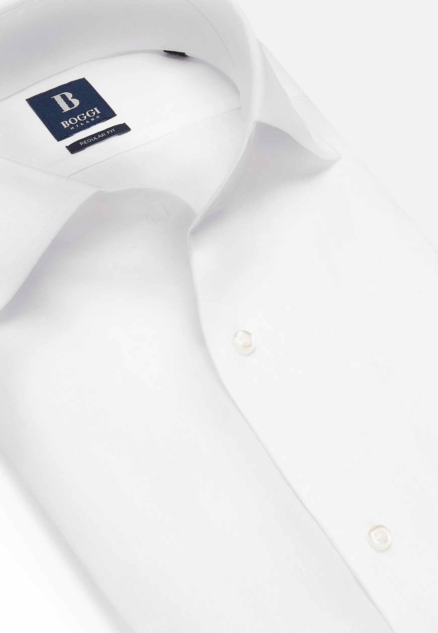 Regular Fit Linen Shirt|Boggi Milano Shop