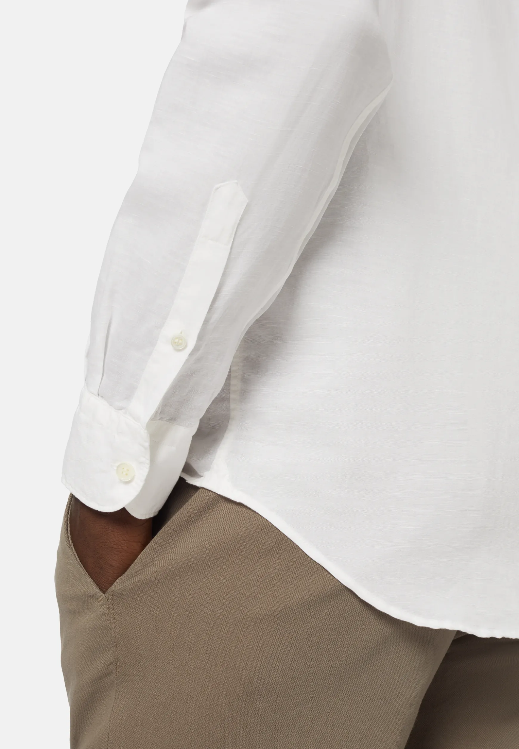 Regular Fit Tencel Linen Shirt|Boggi Milano Store