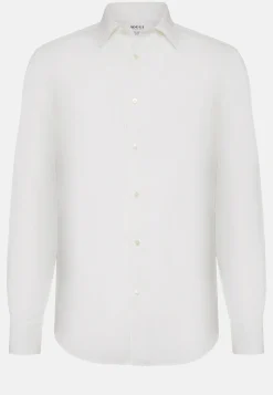 Regular Fit Tencel Linen Shirt|Boggi Milano Store