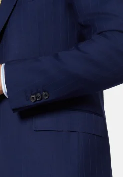Pinstripe Suit In Super 130 Pure Wool|Boggi Milano Online