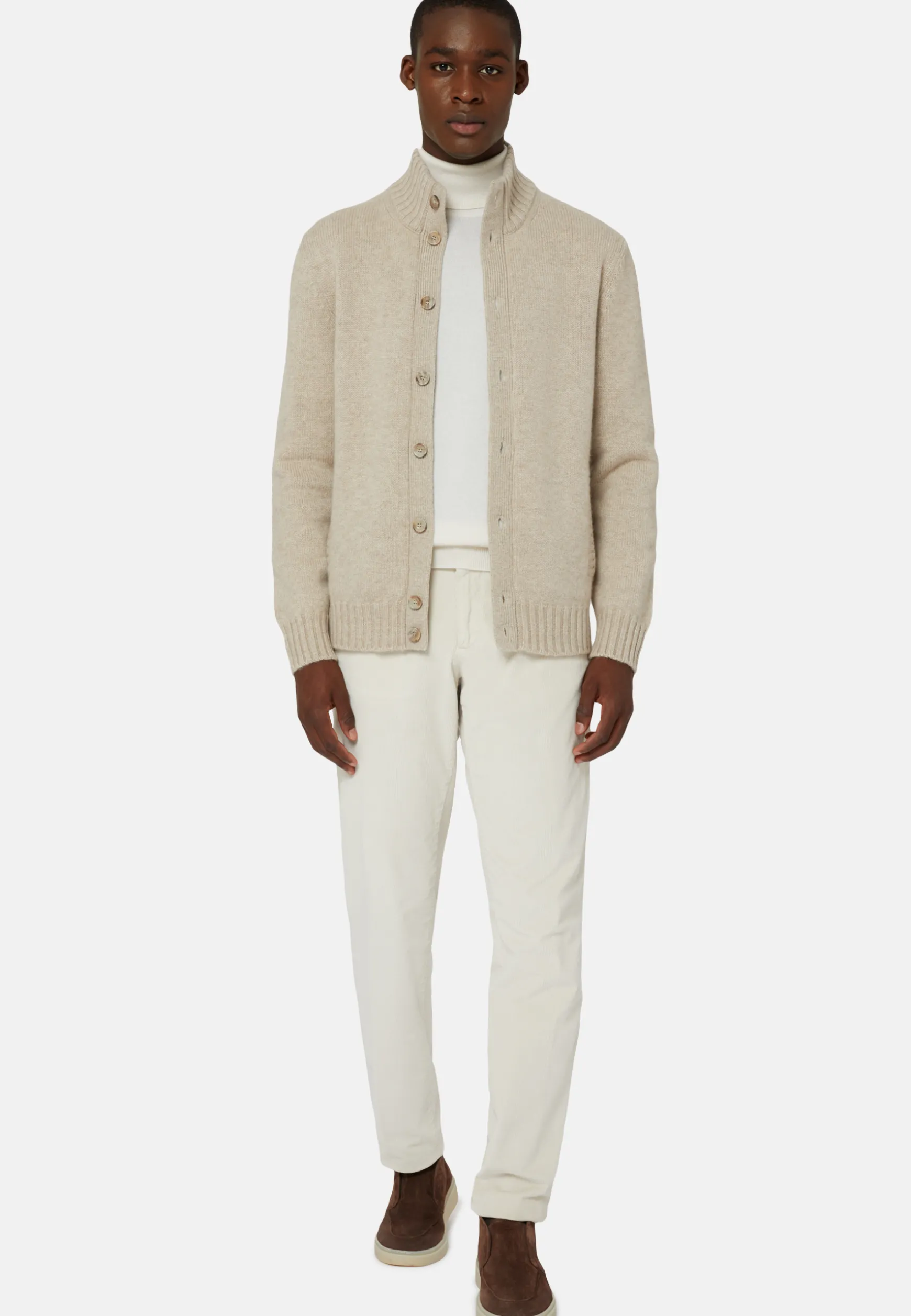 Cashmere Knitted Cardigan|Boggi Milano Outlet