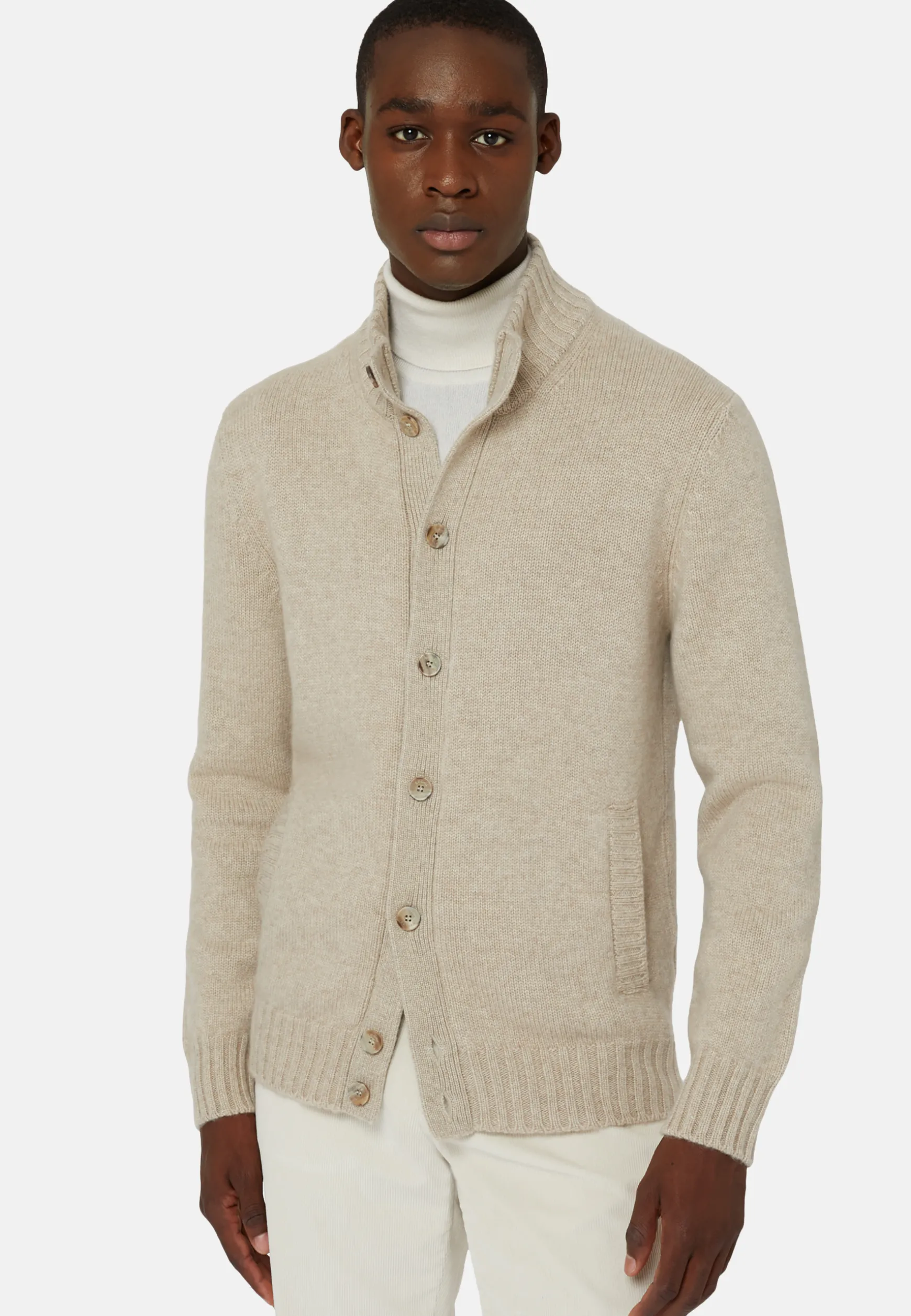 Cashmere Knitted Cardigan|Boggi Milano Outlet