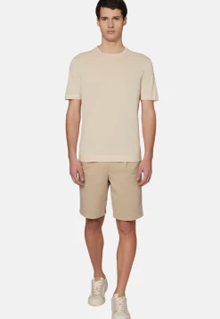 Cotton Crepe Knit T-shirt|Boggi Milano Hot