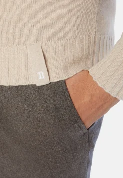 Crew Neck Jumper in a Cashmere Blend|Boggi Milano Online