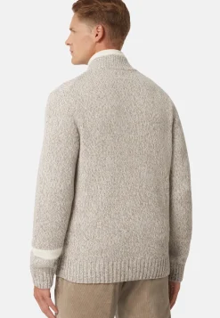 Full-Zip Jumper In a Cashmere Blend|Boggi Milano Clearance