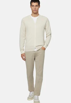 Knitted Bomber Jacket In Cotton, Silk and Cashmere|Boggi Milano Cheap