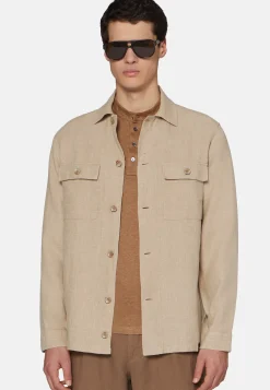 Linen Camp Overshirt|Boggi Milano Online