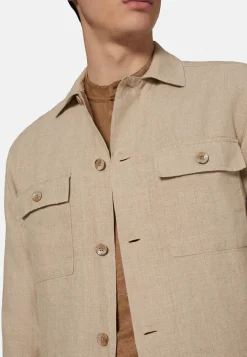 Linen Camp Overshirt|Boggi Milano Online