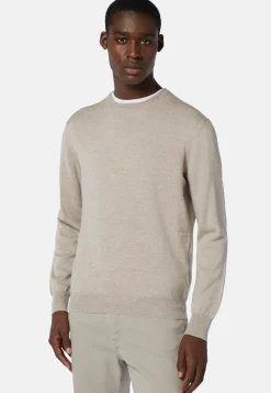 Merino Wool Crew Neck Jumper|Boggi Milano Online