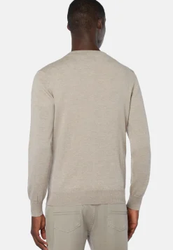 Merino Wool Crew Neck Jumper|Boggi Milano Online