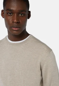 Merino Wool Crew Neck Jumper|Boggi Milano Online