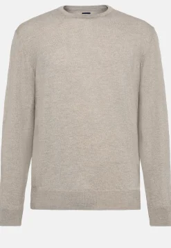 Merino Wool Crew Neck Jumper|Boggi Milano Online