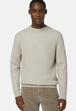 Merino Wool Crew Neck Jumper|Boggi Milano Cheap