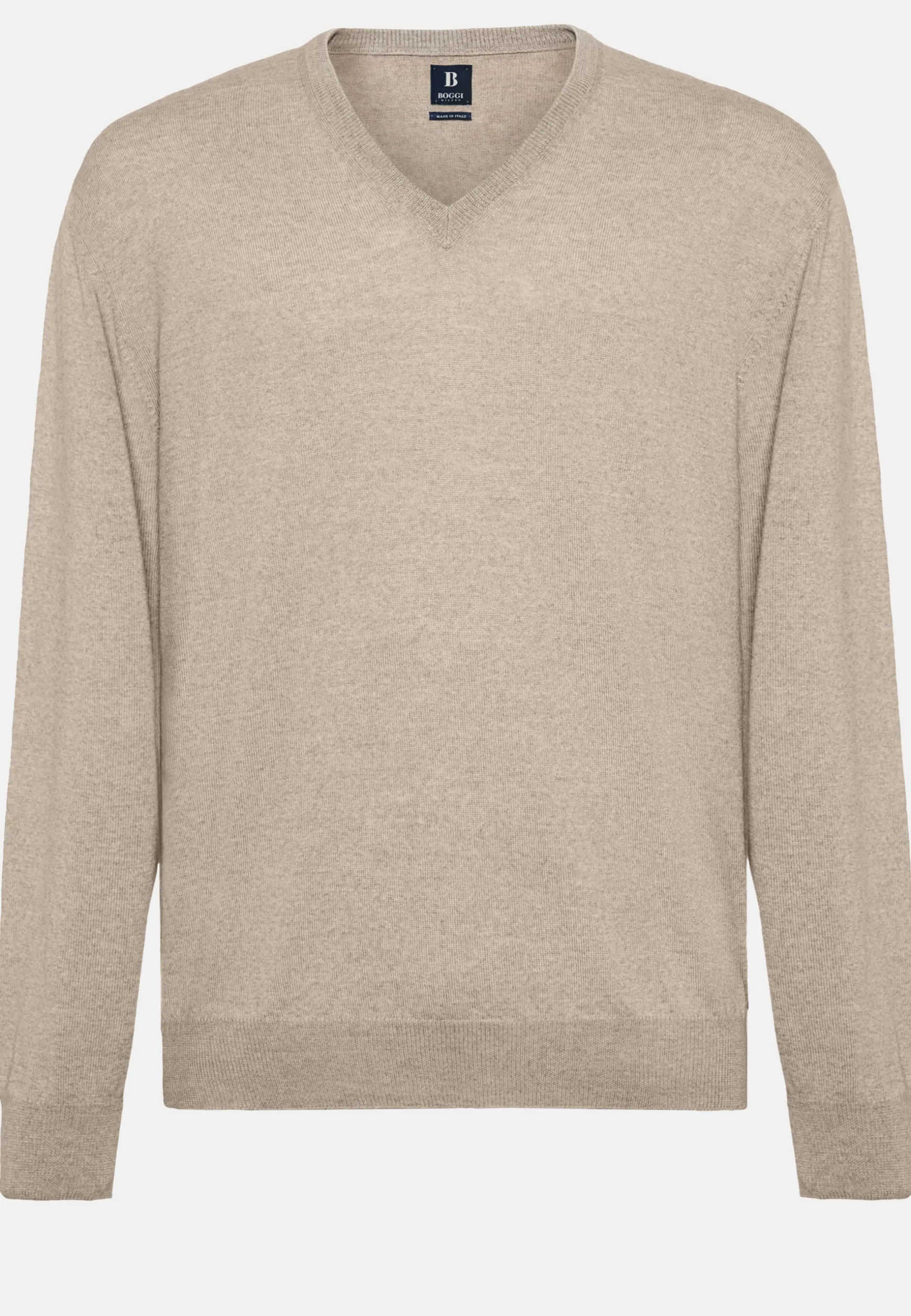 Merino Wool V-Neck Jumper|Boggi Milano Cheap