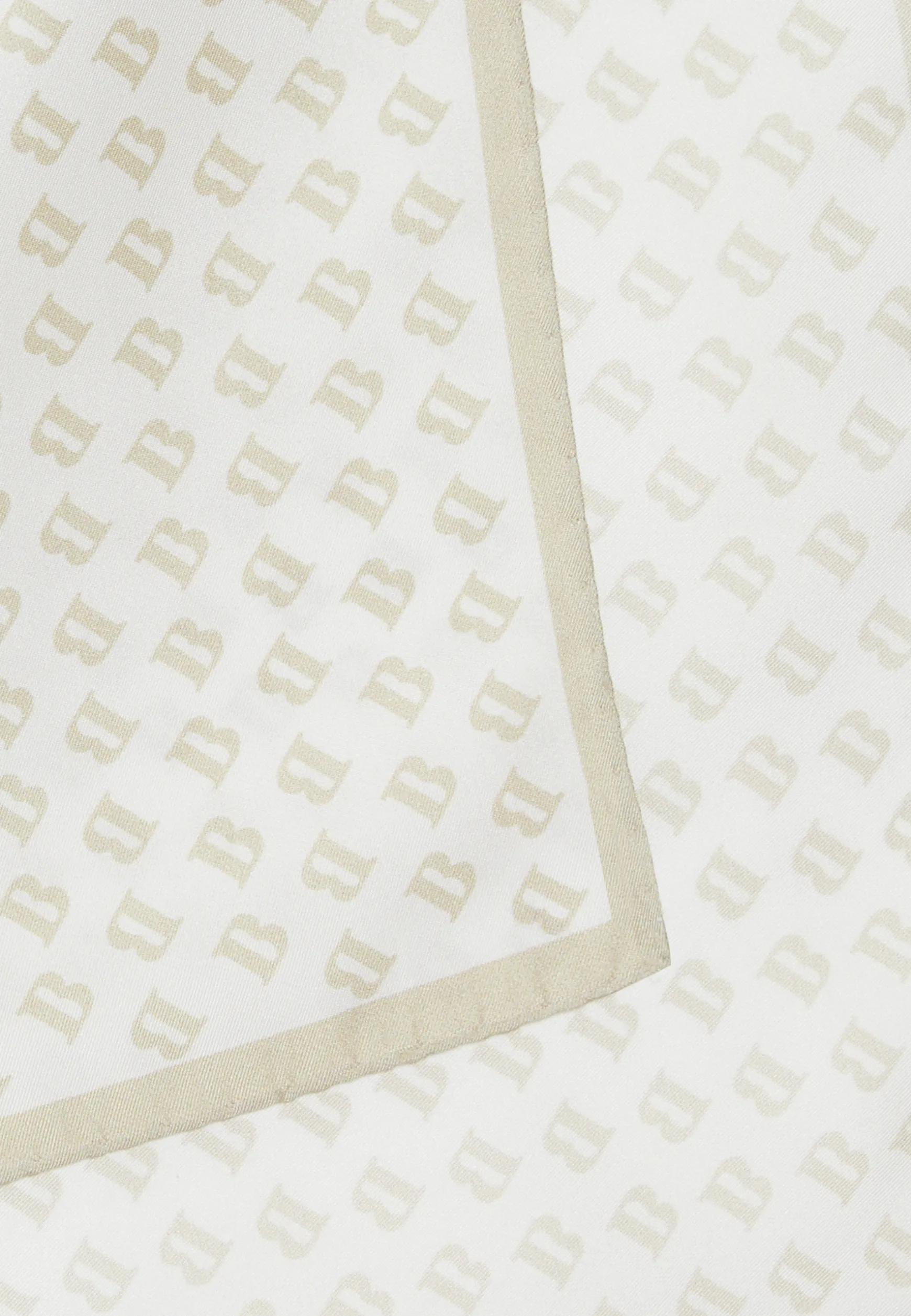Silk Pocket Square with All-over Logo Print|Boggi Milano Online