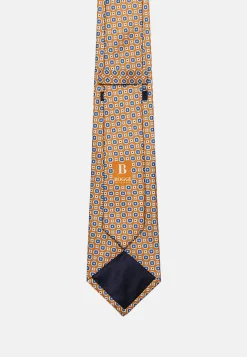 Silk Tie with Medallion Motifs|Boggi Milano Hot