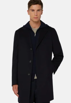 Single-breasted coat in pure cashmere|Boggi Milano Cheap
