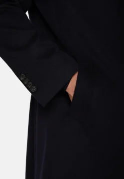 Single-breasted coat in pure cashmere|Boggi Milano Cheap