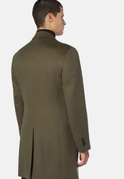 Single-breasted coat in pure cashmere.|Boggi Milano Best