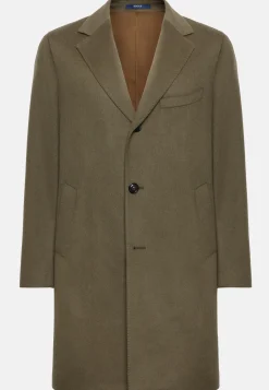 Single-breasted coat in pure cashmere.|Boggi Milano Best