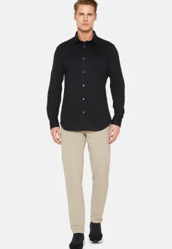 Slim Fit Shirt in Cotton and COOLMAX&reg;|Boggi Milano Fashion
