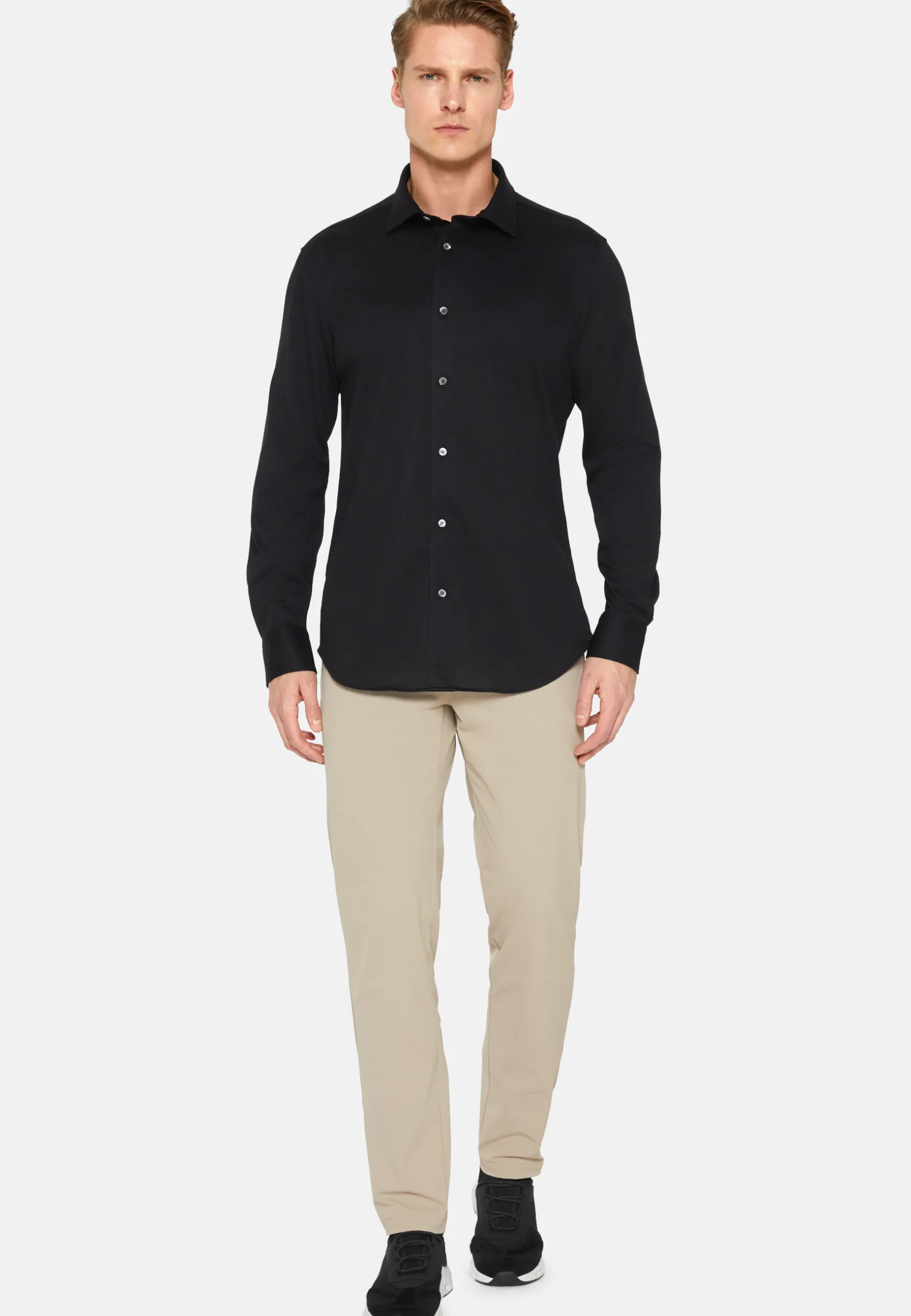 Slim Fit Shirt in Cotton and COOLMAX®|Boggi Milano Fashion