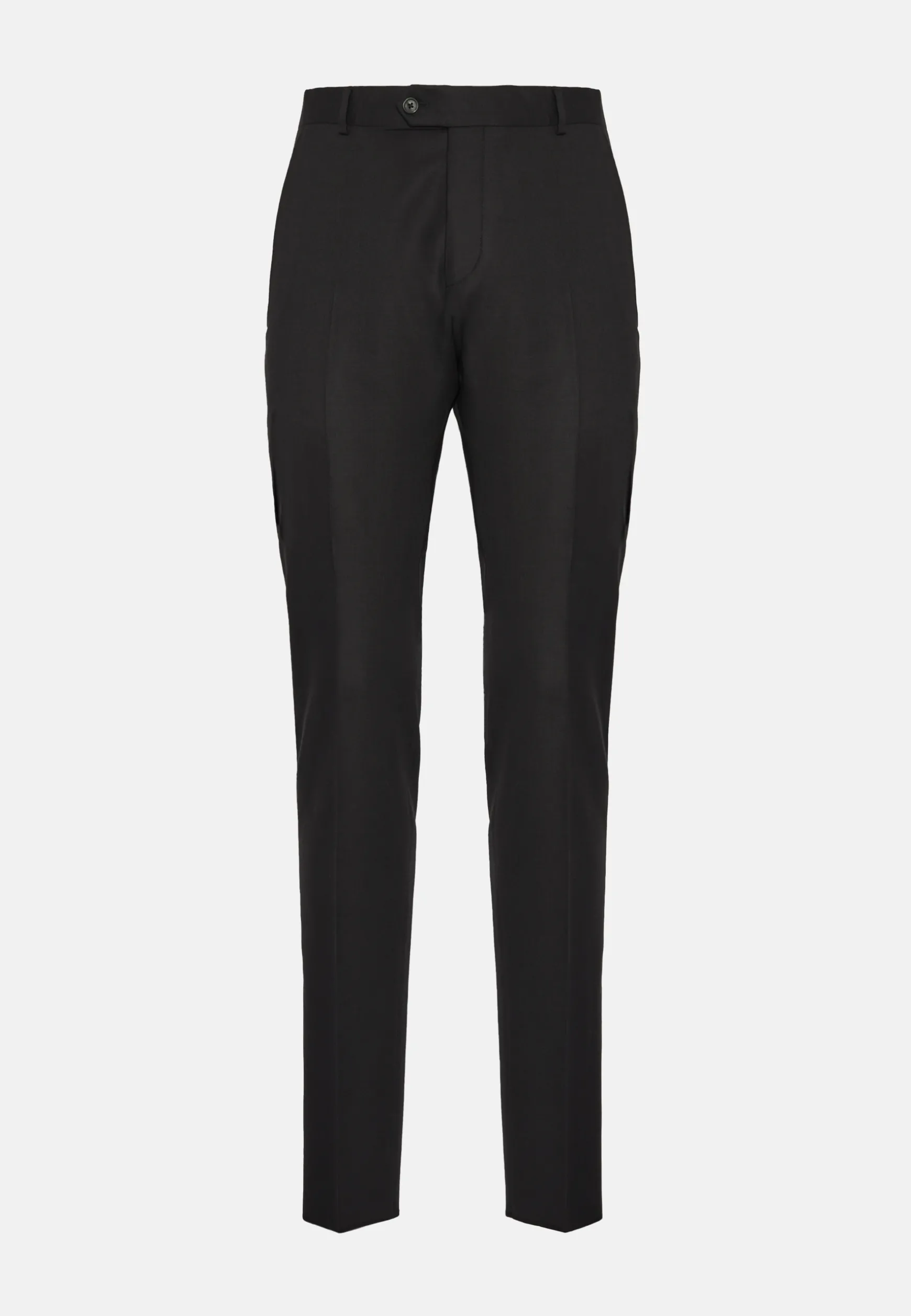 slim Fit Grey Super 130 Wool Pants|Boggi Milano Clearance