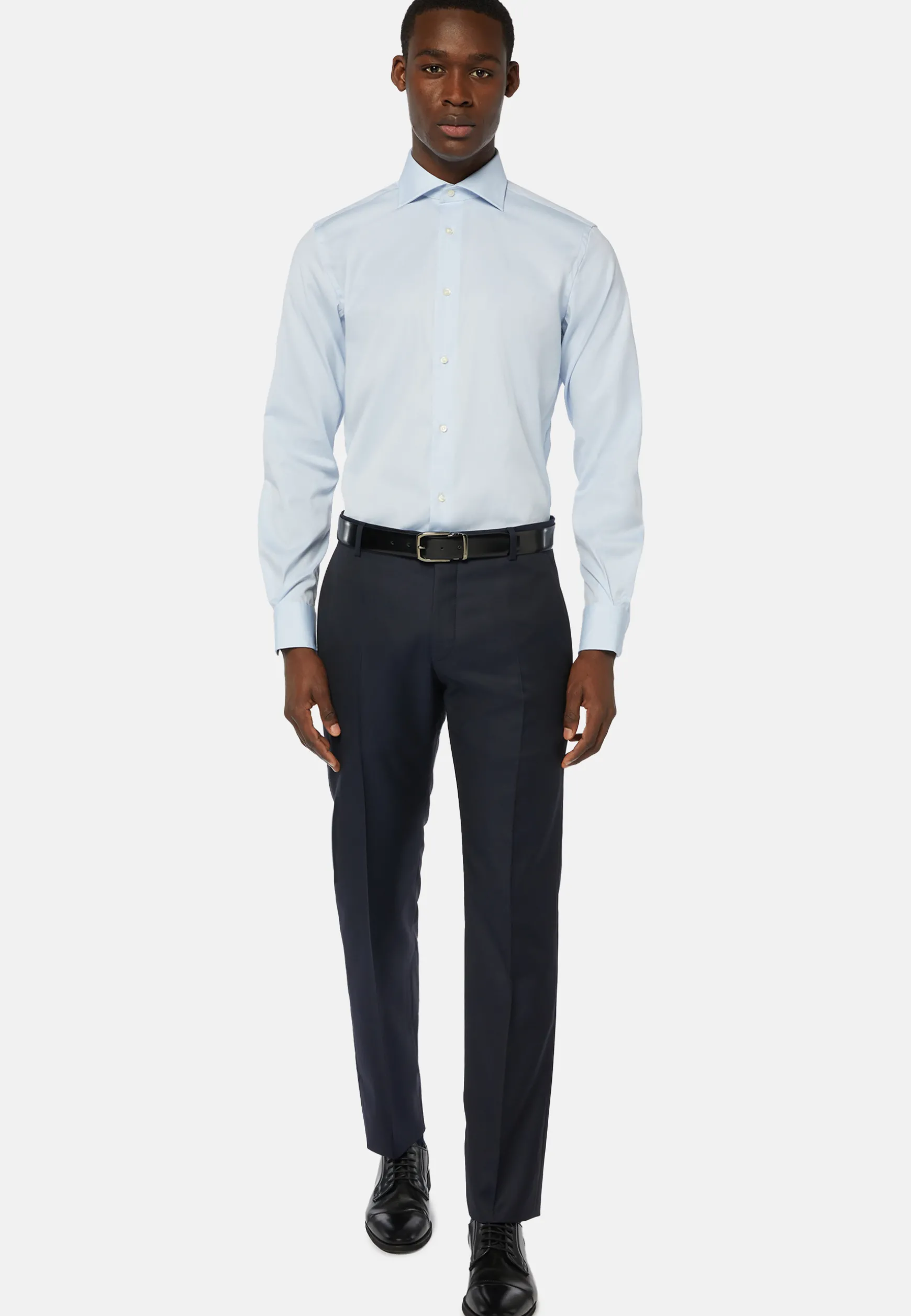 slim Fit Super 130 Wool Pants|Boggi Milano Online
