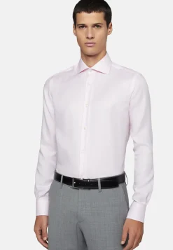 Slim Fit Dobby Cotton Shirt|Boggi Milano Hot