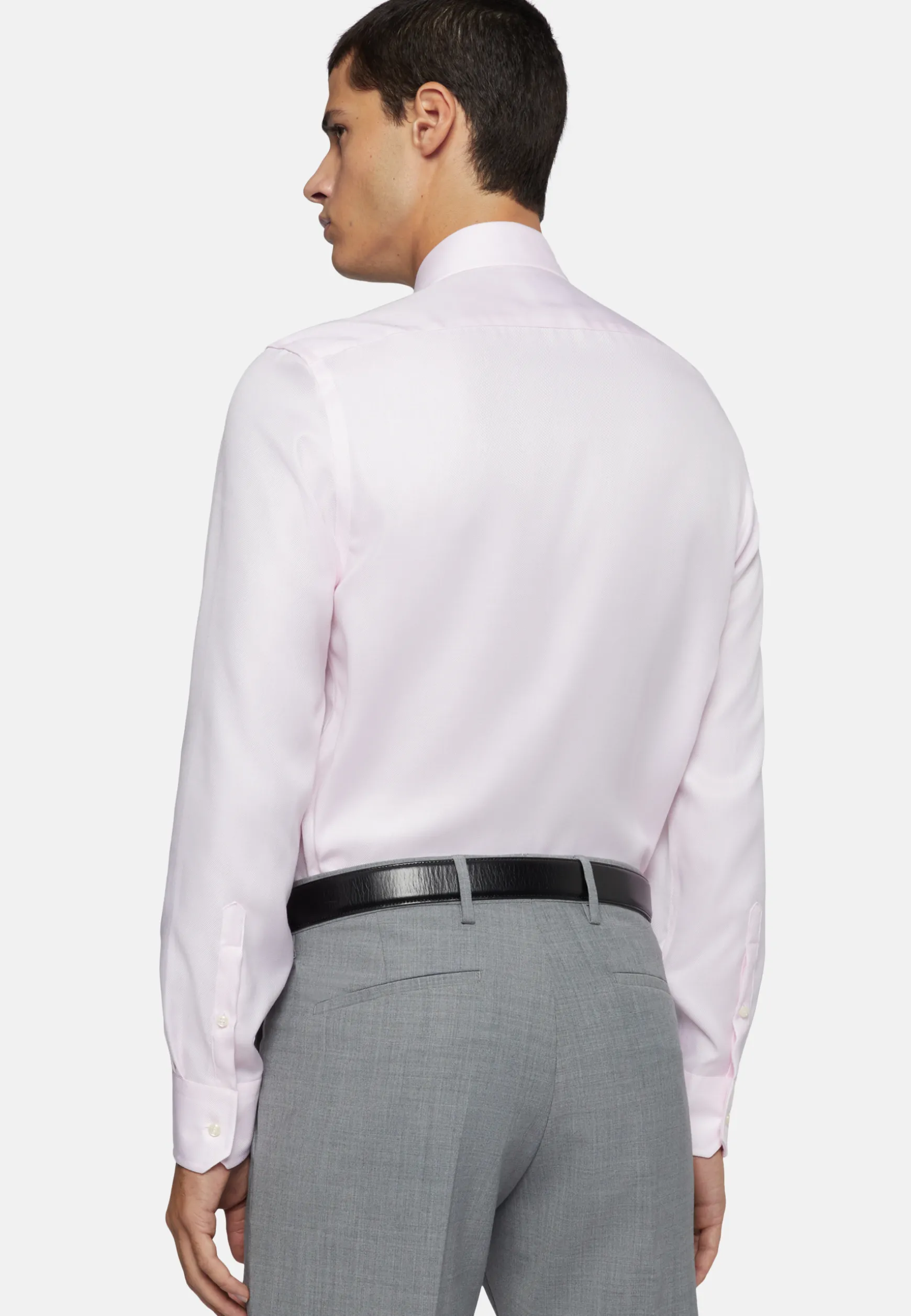 Slim Fit Dobby Cotton Shirt|Boggi Milano Hot