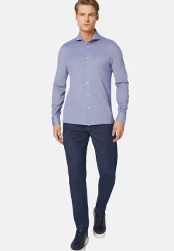 Slim Fit Polo Shirt in Filo Di Scozia Pique|Boggi Milano Discount