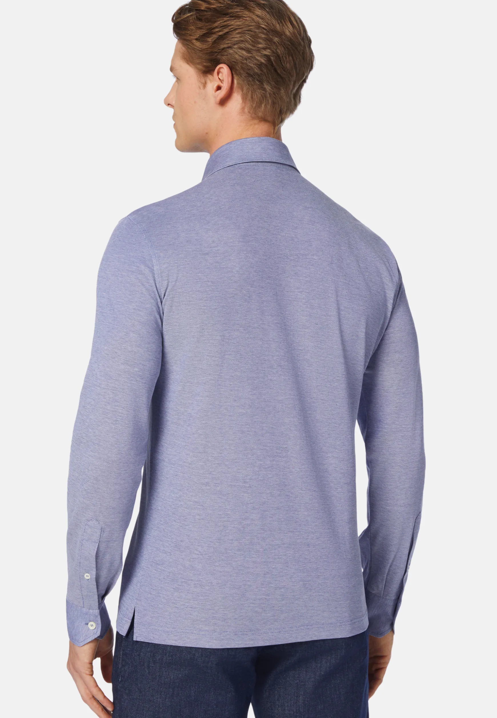 Slim Fit Polo Shirt in Filo Di Scozia Pique|Boggi Milano Discount