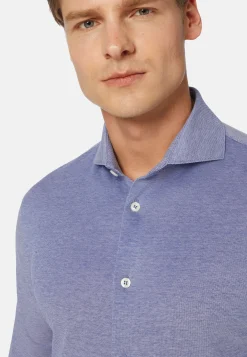 Slim Fit Polo Shirt in Filo Di Scozia Pique|Boggi Milano Discount