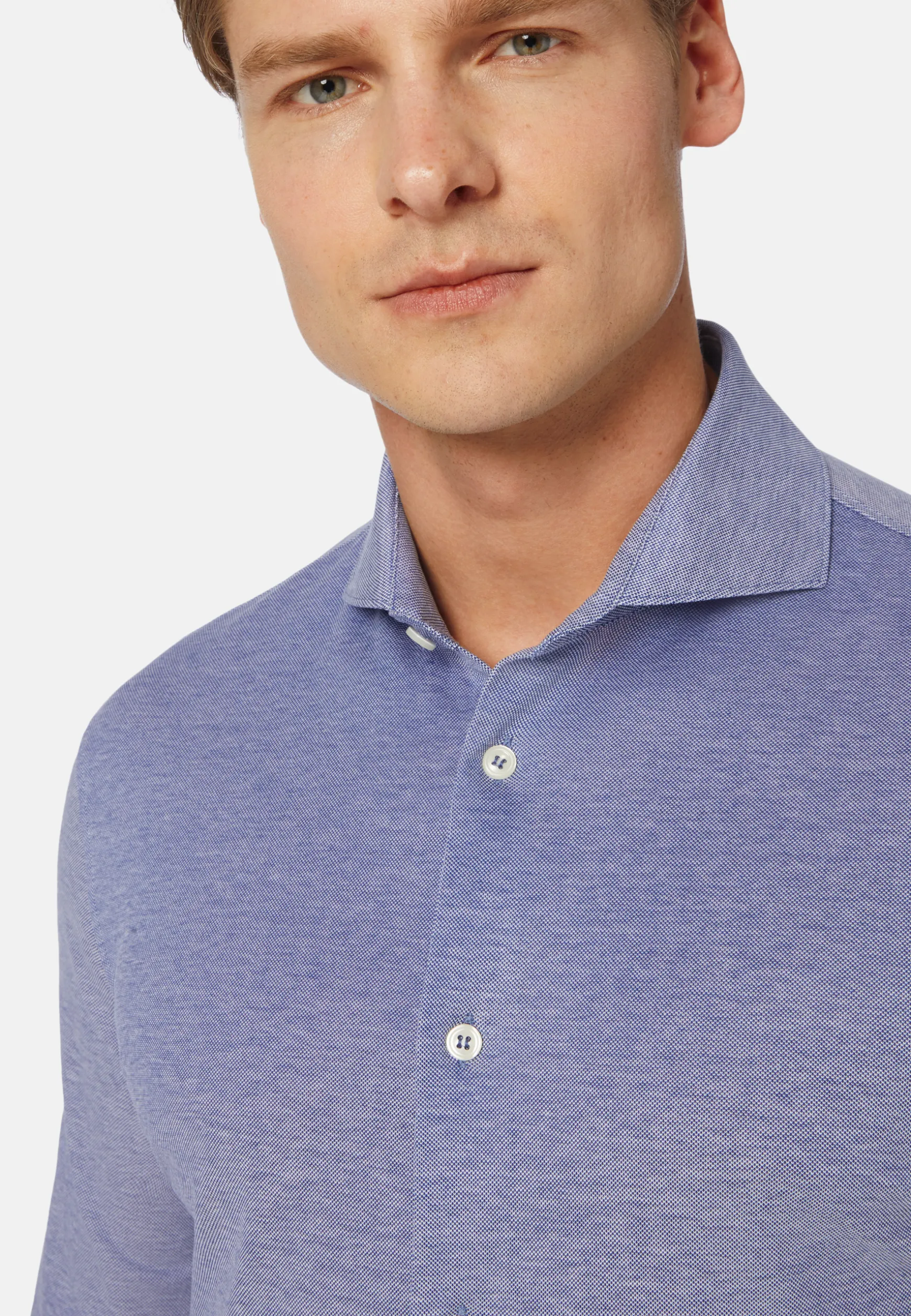 Slim Fit Polo Shirt in Filo Di Scozia Pique|Boggi Milano Discount