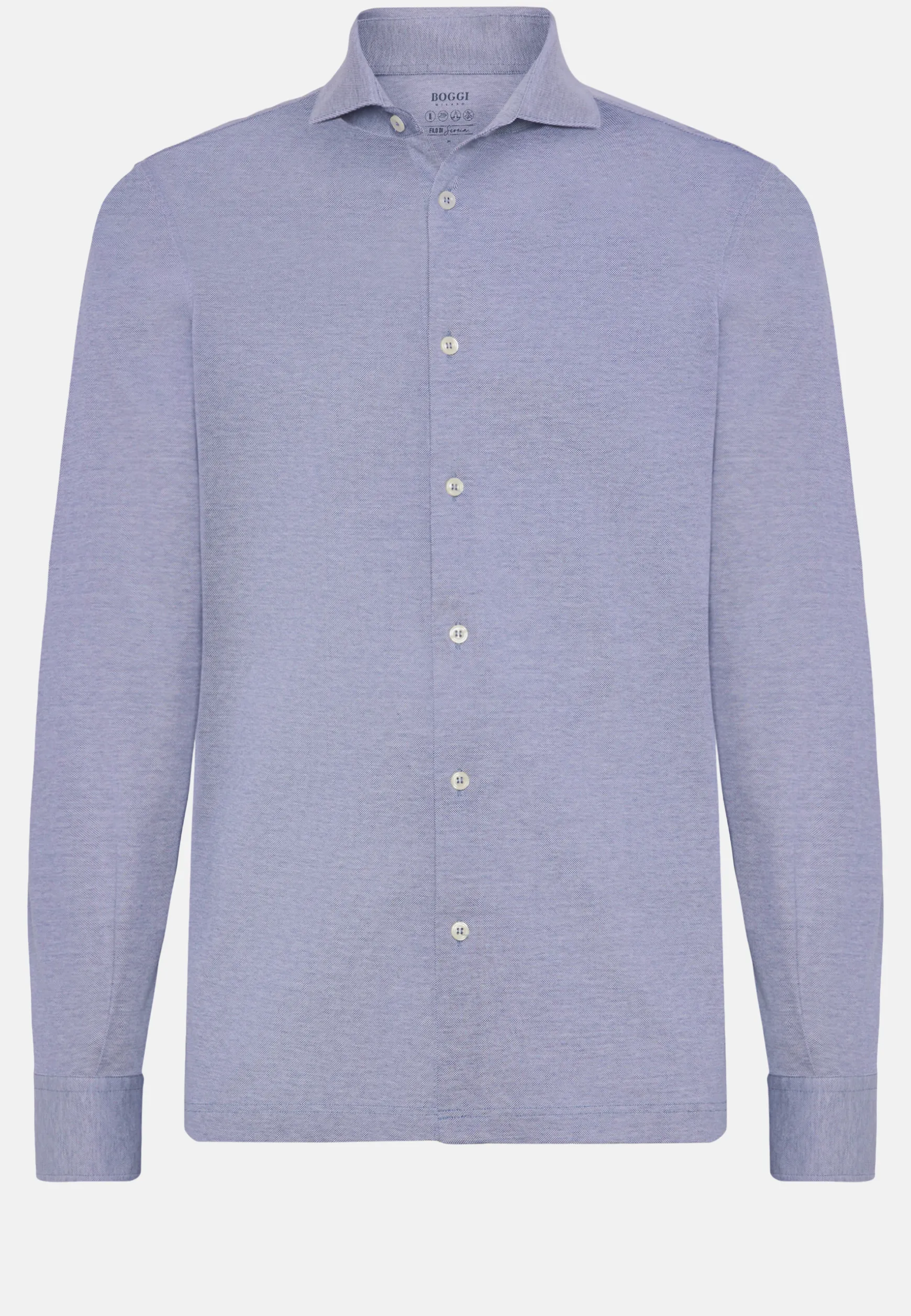 Slim Fit Polo Shirt in Filo Di Scozia Pique|Boggi Milano Discount