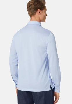 Slim Fit Polo Shirt in Filo Di Scozia Pique|Boggi Milano Fashion