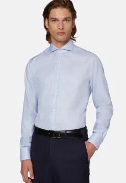 Slim Fit Royal Cotton Dobby Shirt|Boggi Milano Clearance