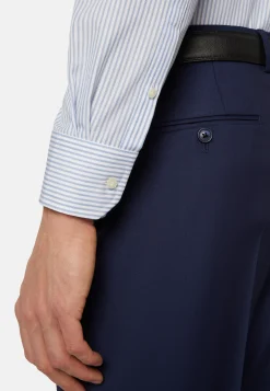 Slim Fit Sky Blue Cotton Shirt|Boggi Milano Store