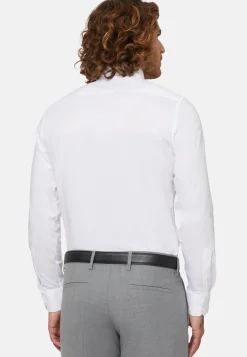 Slim Fit Stretch Cotton/Nylon Shirt|Boggi Milano Online