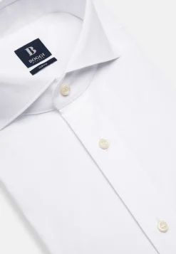 Slim Fit Stretch Cotton/Nylon Shirt|Boggi Milano Online