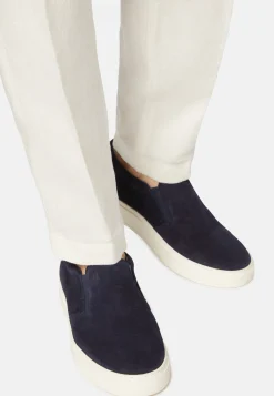 Slip-Ons in Suede Leather|Boggi Milano Online