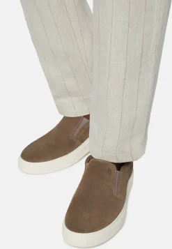 Slip-Ons in Suede Leather|Boggi Milano Outlet
