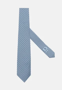 Stirrup Pattern Silk Tie|Boggi Milano Store