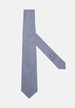 Stirrup Pattern Silk Tie|Boggi Milano Clearance